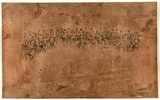 Title: copper plate for not titled [Archbishop Polding and clergy at 1844 Council] | Date: c.1845 | Technique: engraved copper plate