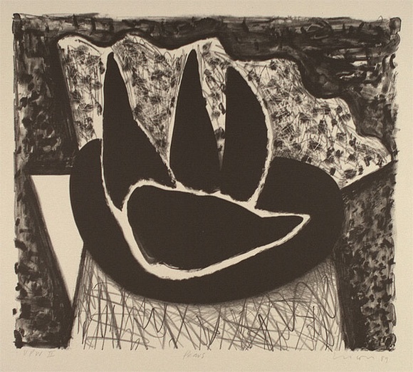 Artist: b'Lincoln, Kevin.' | Title: b'Pears' | Date: 1989 | Technique: b'lithograph, printed in black ink, from one stone' Artist: b'Lincoln, Kevin.' | Title: b'Pears' | Date: 1989 | Technique: b'lithograph, printed in black ink, from one stone'