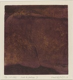 Artist: b'Hodgkinson, Frank.' | Title: b'Inside the landscape IV' | Date: 1971 | Technique: b'hard ground etching and deep etching, printed by the oil viscosity method, from one plate'