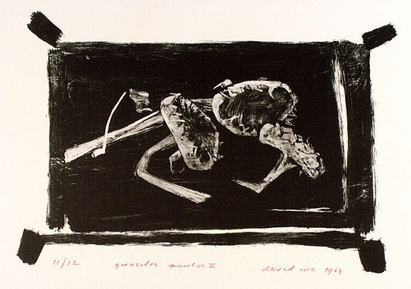 Artist: b'Rose, David.' | Title: b'Girasoles muertos II' | Date: 1964 | Technique: b'lithograph, printed in black ink, from one stone' Artist: b'Rose, David.' | Title: b'Girasoles muertos II' | Date: 1964 | Technique: b'lithograph, printed in black ink, from one stone'