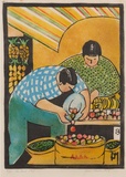 Artist: Mackintosh, Jessie. | Title: The fruit stall. | Date: 1936 (exhibited)
