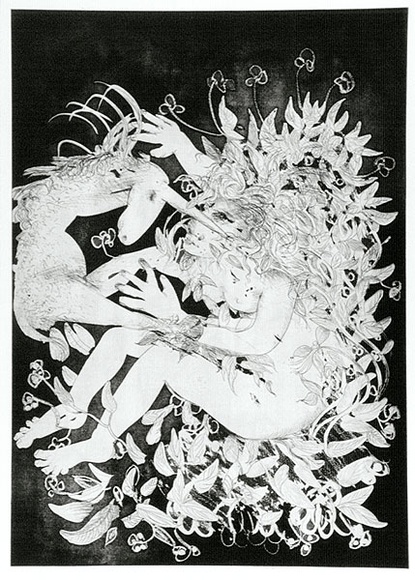 Artist: b'BOYD, Arthur' | Title: b'(wrapped in foliage).' | Date: 1973-74 | Technique: b'aquatint, printed in black ink, from one plate' | Copyright: b'Reproduced with permission of Bundanon Trust' Artist: b'BOYD, Arthur' | Title: b'(wrapped in foliage).' | Date: 1973-74 | Technique: b'aquatint, printed in black ink, from one plate' | Copyright: b'Reproduced with permission of Bundanon Trust'