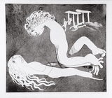 Artist: BOYD, Arthur | Title: Myrrhine and Kinesias. Variant of no. 16. | Date: (1970) | Technique: etching and aquatint, printed in black ink, from one plate | Copyright: Reproduced with permission of Bundanon Trust