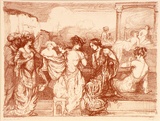 Artist: Conder, Charles. | Title: The sea-wall. | Date: 1904 | Technique: transfer-lithograph, printed in red ink, from one stone