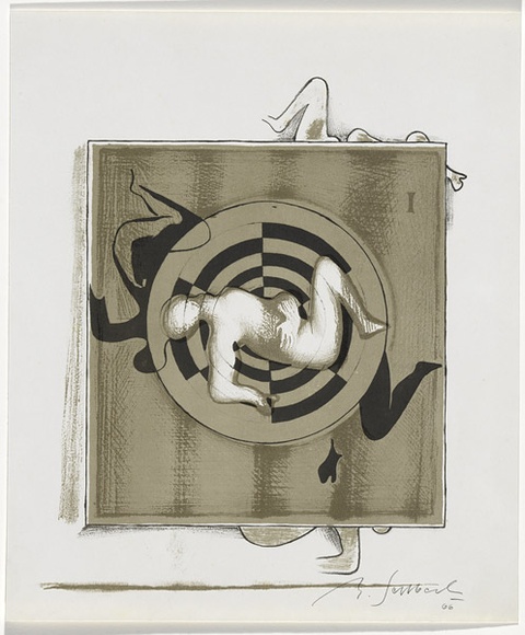 Artist: b'SELLBACH, Udo' | Title: b'(Target)' | Date: 1966 | Technique: b'lithograph, printed in colour, from three stones' Artist: b'SELLBACH, Udo' | Title: b'(Target)' | Date: 1966 | Technique: b'lithograph, printed in colour, from three stones'