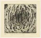 Artist: b'Shearer, Mitzi.' | Title: b'Long ago and far away' | Date: 1979 | Technique: b'etching, drypoint, printed in black ink with plate-tone, from one  plate'