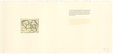 Artist: Meldrum-Hanna, Bill. | Title: not titled [Le froid a de la peine a geler ces paroles]. | Date: 1998 | Technique: etching and aquatint, printed in colour, from one plate; relief roll