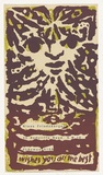 Title: Christmas card. | Date: 1950s | Technique: screenprint, printed in colour, from multiple stencils