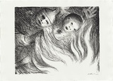 Artist: BOYD, Arthur | Title: The ordeal by fire. | Date: (1965) | Technique: lithograph, printed in black ink, from one plate | Copyright: Reproduced with permission of Bundanon Trust