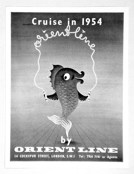Artist: b'Bainbridge, John.' | Title: b'Cruise in 1954 by Orient Line.' | Date: c.1954 | Technique: b'photo-lithograph' Artist: b'Bainbridge, John.' | Title: b'Cruise in 1954 by Orient Line.' | Date: c.1954 | Technique: b'photo-lithograph'