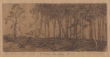 Artist: Traill, Jessie. | Title: Their time has come, in Northumberland | Date: 1938 | Technique: etching, printed in brown ink with plate-tone from one plate