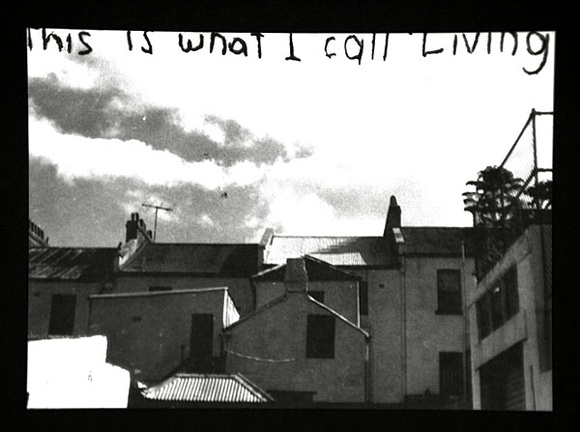 Artist: b'Craig, Jacki.' | Title: b'This is what I call living' | Date: (1980) | Technique: b'offset-lithograph, printed in black ink' Artist: b'Craig, Jacki.' | Title: b'This is what I call living' | Date: (1980) | Technique: b'offset-lithograph, printed in black ink'