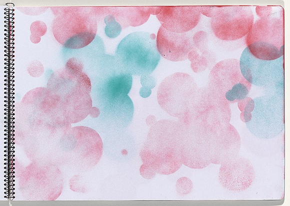 Title: b'Chickenpox' | Date: 2003-2004 | Technique: b'stencil, printed with colour aerosol paint, from multiple stencils'