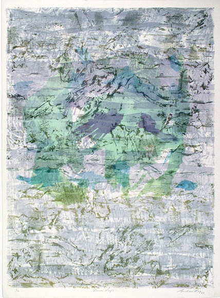 Artist: b'King, Grahame.' | Title: b'Barrier reef' | Date: 1983 | Technique: b'lithograph, printed in colour, from five stones [or plates]'