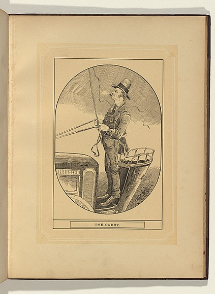 Artist: b'Whitelocke, Nelson P.' | Title: b'The cabby.' | Date: 1885 | Technique: b'lithograph, printed in colour, from two stones' Artist: b'Whitelocke, Nelson P.' | Title: b'The cabby.' | Date: 1885 | Technique: b'lithograph, printed in colour, from two stones'