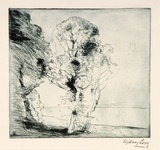 Artist: b'Long, Sydney.' | Title: b'Small pastoral' | Date: (1921) | Technique: b'drypoint and aquatint, printed in brown ink, from one copper plate' | Copyright: b'Reproduced with the kind permission of the Ophthalmic Research Institute of Australia'