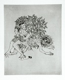 Artist: BOYD, Arthur | Title: Story of a ruined man. | Date: c.1970 | Technique: etching, printed in black ink, from one plate | Copyright: Reproduced with permission of Bundanon Trust