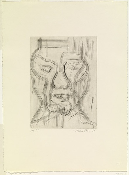 Artist: b'PARR, Mike' | Title: b'Hybridia 1.' | Date: 1989 | Technique: b'drypoints, printed in black ink, each from one copper plate' Artist: b'PARR, Mike' | Title: b'Hybridia 1.' | Date: 1989 | Technique: b'drypoints, printed in black ink, each from one copper plate'