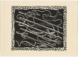 Title: Torres Strait today | Date: c.1993 | Technique: linocut, printed in black ink, from one block