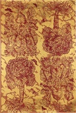 Artist: b'REDBACK GRAPHIX' | Title: b'Wrapping paper: Gold' | Date: 1986 | Technique: b'screenprint, printed in colour, from three stencils'