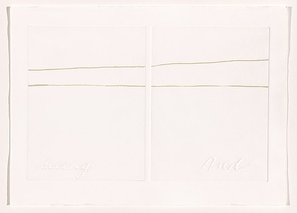 Title: b'Antarctica (sheet 11)' | Date: 1988 | Technique: b'photo-etching and embossing, printed in intaglio and relief, from two zinc plates'