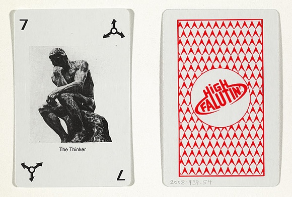 Title: b'The thinker' | Date: c.1985 | Technique: b'off-set lithograph'