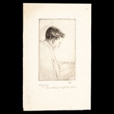 Artist: Emanuel, Frank. | Title: Sidney Long President of the Australian Society of Painter Etchers. | Date: 1930s (about)