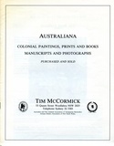Title: b'Australiana. Colonial paintings, prints and books, manuscripts and photographs.'