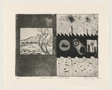 Artist: b'Thyer, James.' | Title: b'4 billion years:  2000 years' | Date: 1999 | Technique: b'etching and aquatint, printed in black ink, from one plate'