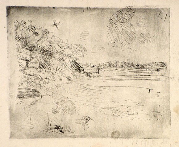 Artist: b'BOYD, Arthur' | Title: b'(Landscape with birds).' | Date: 1960-70 | Technique: b'etching, printed in black ink, from one plate' | Copyright: b'Reproduced with permission of Bundanon Trust' Artist: b'BOYD, Arthur' | Title: b'(Landscape with birds).' | Date: 1960-70 | Technique: b'etching, printed in black ink, from one plate' | Copyright: b'Reproduced with permission of Bundanon Trust'