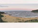 Artist: b'Rose, David.' | Title: b'Bateau Bay - evening' | Date: 1992 | Technique: b'screenprint, printed in colour, from multiple stencils'