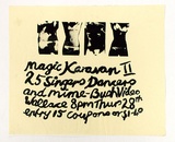 Artist: b'Burns, Tim.' | Title: b'Magic Karavan II' | Technique: b'screenprint, printed in colour, from multiple stencils'