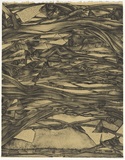 Title: Time and tide 1 | Date: 1995 | Technique: tuche and crayon lithograph, printed in black ink, from one plate