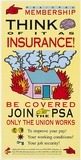 Title: Think of it as insurance! | Date: 1995 | Technique: offset-lithograph, printed in colour, from multiple plates