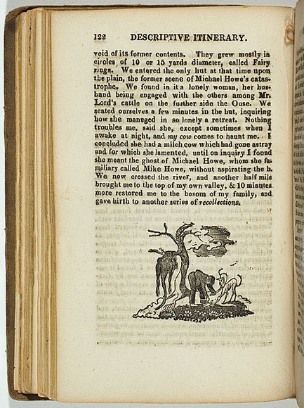 Title: b'not titled [man and dead kangaroo].' | Date: 1830 | Technique: b'wood-engraving, printed in black ink, from one plate'