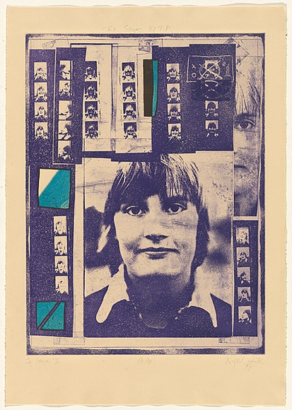 Title: b'The stages of T.P.: hello' | Date: 1979 | Technique: b'photo-etching, printed in colour, from multiple plates'
