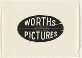 Title: b'Worths pictures' | Date: 1995-96 | Technique: b'linocut, printed in black ink, from one block'