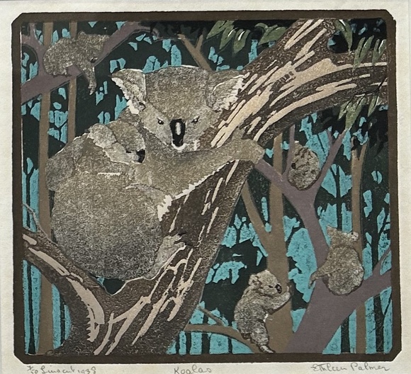 Artist: Palmer, Ethleen. | Title: Koalas. | Date: 1938 (dated)