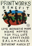 Artist: SCRIVENER, Julian | Title: Printworks benefit | Date: 1993 | Technique: screenprint, printed in colour, from five stencils