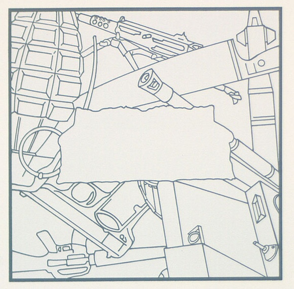 Artist: b'Burgess, Peter.' | Title: b'Object relations II - 1 of 6.' | Date: 1990 | Technique: b'screenprint, printed in colour, from two stencil' Artist: b'Burgess, Peter.' | Title: b'Object relations II - 1 of 6.' | Date: 1990 | Technique: b'screenprint, printed in colour, from two stencil'
