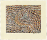 Title: b'Garrangali' | Date: 2010 | Technique: b'etching and screenprint'