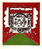 Artist: Martin, Phillip. | Title: Mandala in the sky | Technique: lithograph, printed in colour, from multiple stones [or plates]
