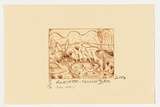 Artist: b'Namatjira, Raelene.' | Title: b'Palm valley' | Date: 2004 | Technique: b'drypoint etching, printed in brown ink, from one perspex plate'