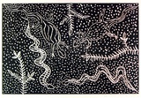 Artist: b'Petyarre Dobbs, Pauline.' | Title: b'not titled [No.24]' | Date: 1990 | Technique: b'woodcut, printed in black ink, from one block'