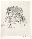 Artist: BOYD, Arthur | Title: Story of a ruined man. | Date: c.1970 | Technique: etching