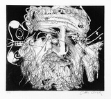 Artist: BOYD, Arthur | Title: Chorus: Invoke with a shout.... | Date: (1970) | Technique: etching and aquatint, printed in black ink, from one plate