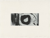 Artist: Capovska, Violeta. | Title: Silver moon with Eureka | Date: 1994 | Technique: etching, printed in black ink, from one plate