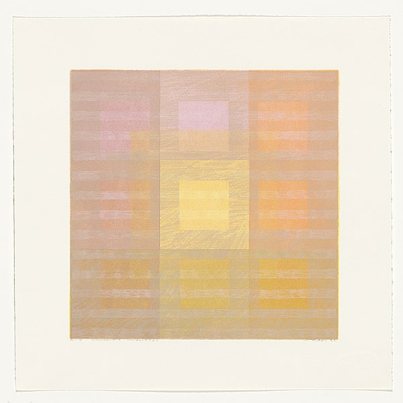 Artist: b'Kotai, Eveline.' | Title: b'3 x 3 x 3' | Date: 1998-99 | Technique: b'screenprint, printed in colour, from multiple stencils' Artist: b'Kotai, Eveline.' | Title: b'3 x 3 x 3' | Date: 1998-99 | Technique: b'screenprint, printed in colour, from multiple stencils'