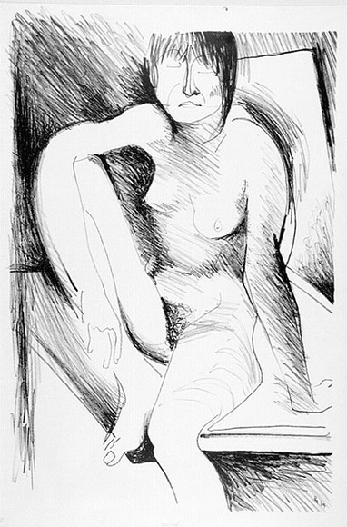 Artist: b'Powditch, Peter.' | Title: b'Janth II' | Date: 1969 | Technique: b'lithograph, printed in black ink, from one plate' Artist: b'Powditch, Peter.' | Title: b'Janth II' | Date: 1969 | Technique: b'lithograph, printed in black ink, from one plate'