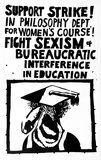 Artist: UNKNOWN, Sydney | Title: Support Strike | Technique: screenprint, printed in colour, from multiple stencils